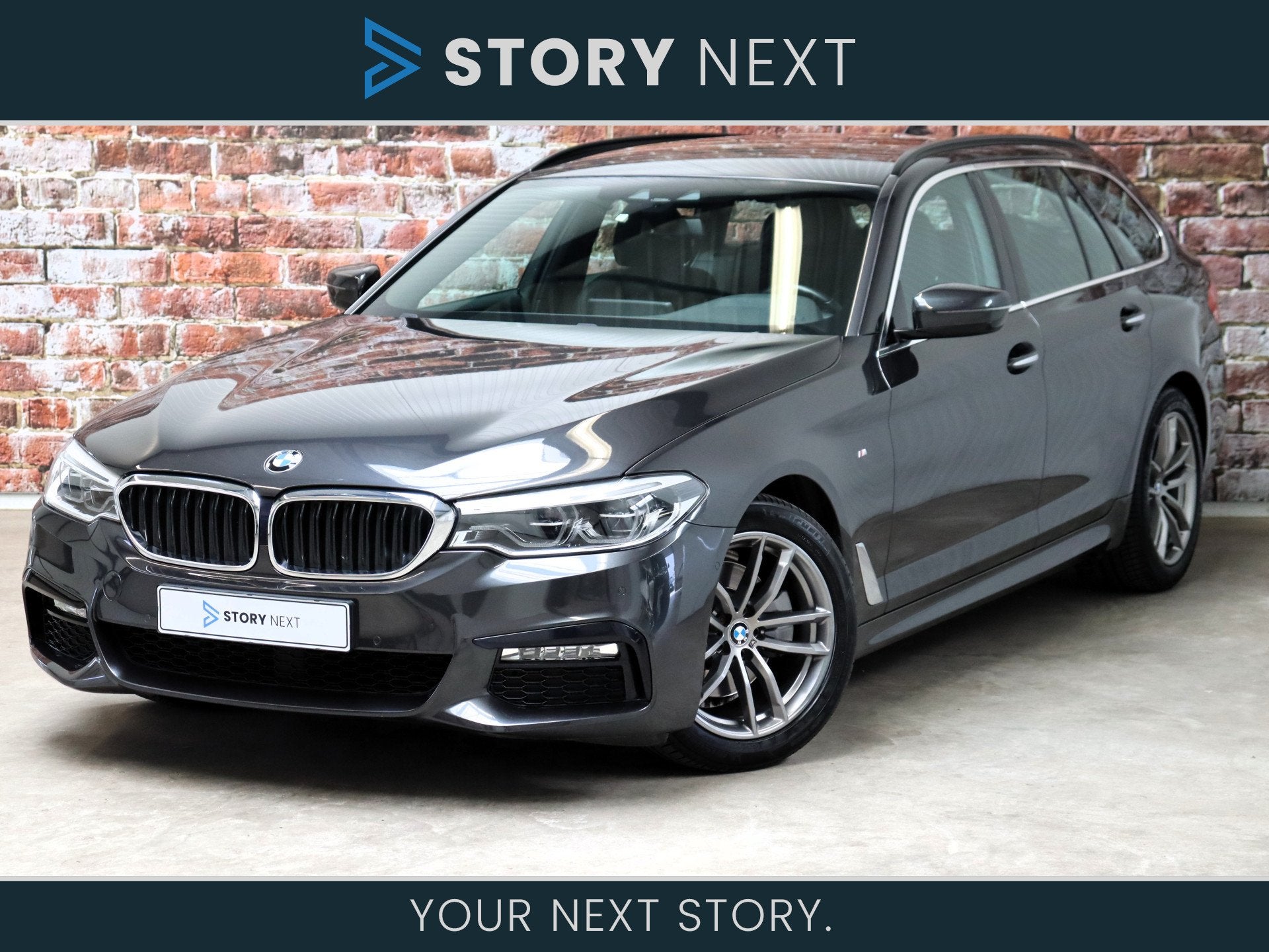 BMW 5 Serie Touring 520i High Executive M Sport Pakket Autom, Automaat, Achterwielaandrijving, Gebruikt, 4 cilinders