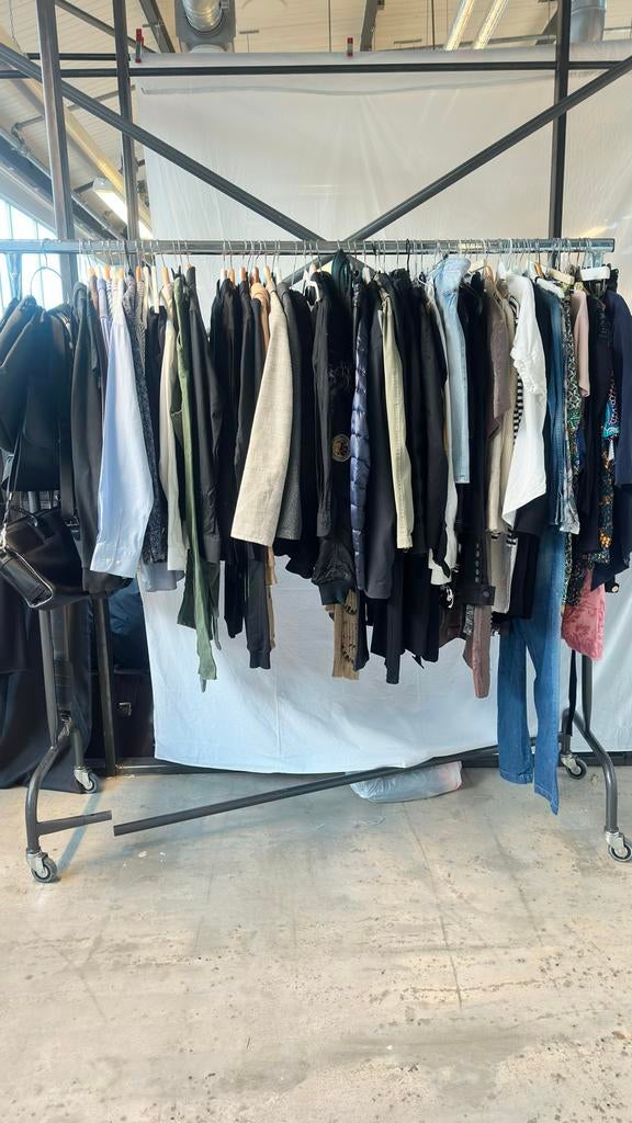 Grote kleding- en schoenenbundel voor man en vrouw, Ophalen, Gedragen