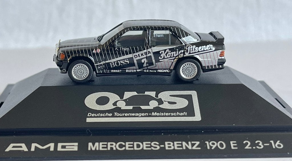 Herpa 3515: DTM Mercedes 190E coureur Thiim, Ophalen of Verzenden, Zo goed als nieuw, Auto, Herpa