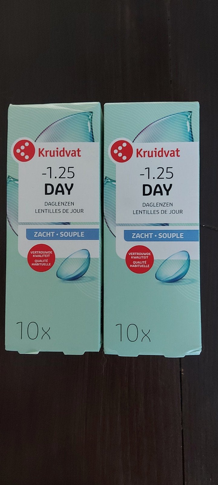 Kruidvat Daglenzen -1.25 (2x10 stuks), Ophalen of Verzenden, Nieuw, Overige kleuren, Ogen