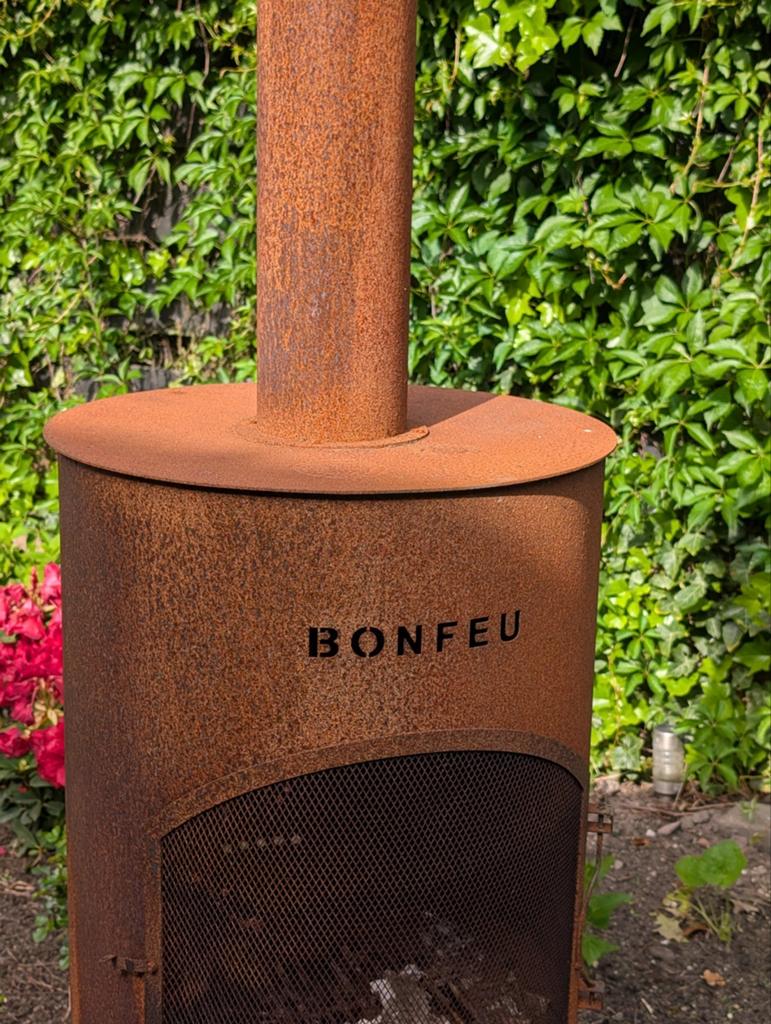 Bonfeu Vuurton - Robuuste Tuinhaard, Tuin en Terras, Ophalen, Gebruikt, Vuurton