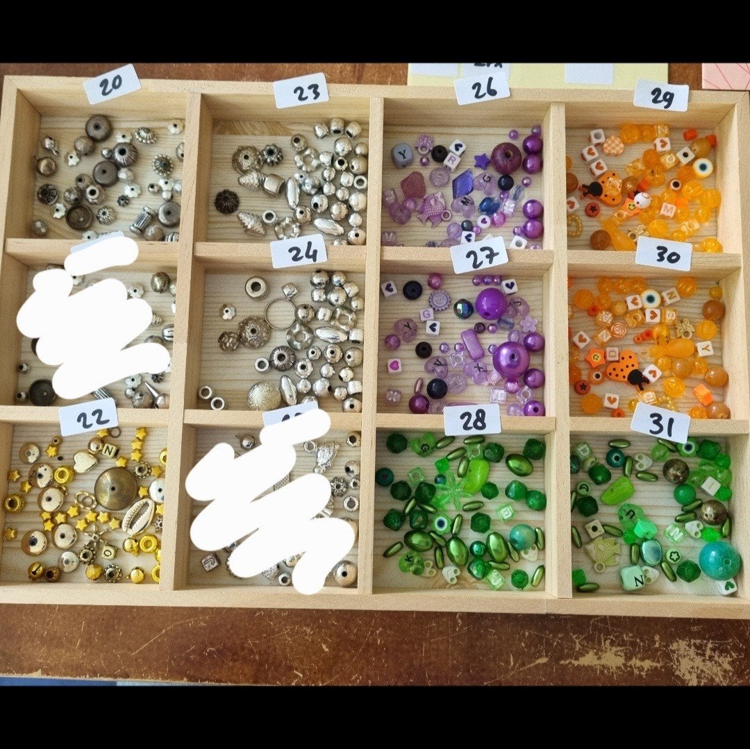 Kralensets setjes kralen acryl hout metaal polymeer beads, Verzenden, Nieuw, Kraal
