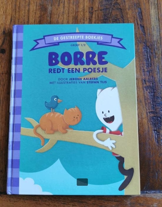 Borre redt een Poesje, Jeroen Aalbers. Harde Kaft., Boeken, Fictie algemeen, Jongen of Meisje, Nieuw, Ophalen of Verzenden