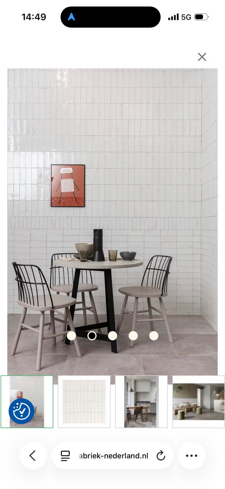 Tegels Ragno gleeze bianco 7,5x20 cm totaal 2,25 m2, Doe-het-zelf en Verbouw, Nieuw, Minder dan 20 cm, Minder dan 5 m², Wandtegels