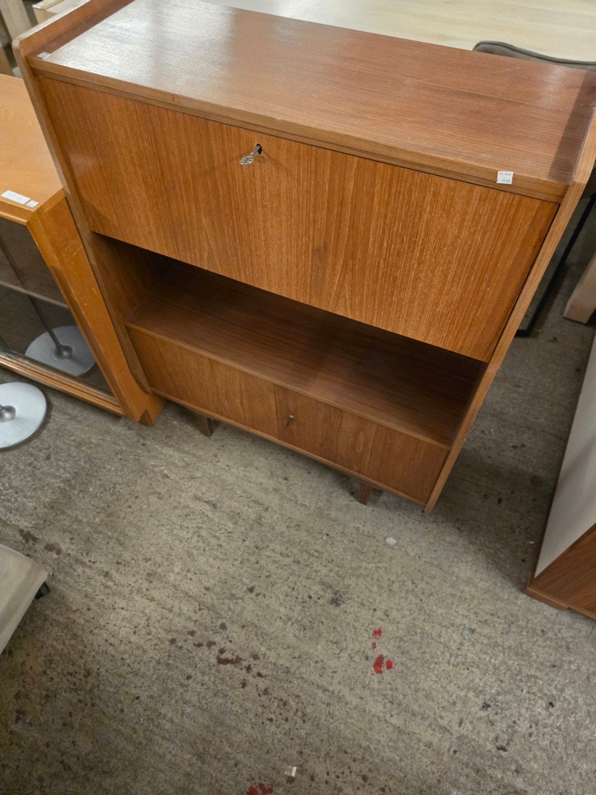 Vintage  Secretaire / Bureau -, Ophalen of Verzenden