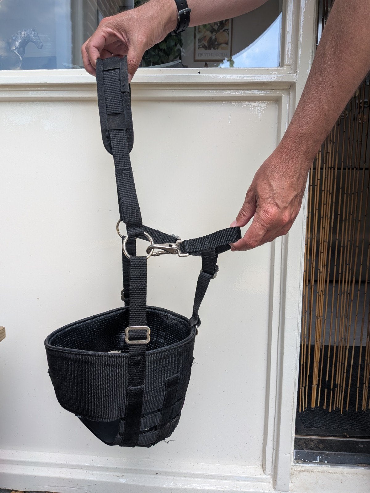 QHP graasmasker met neusgaten!, Ophalen of Verzenden, Zo goed als nieuw
