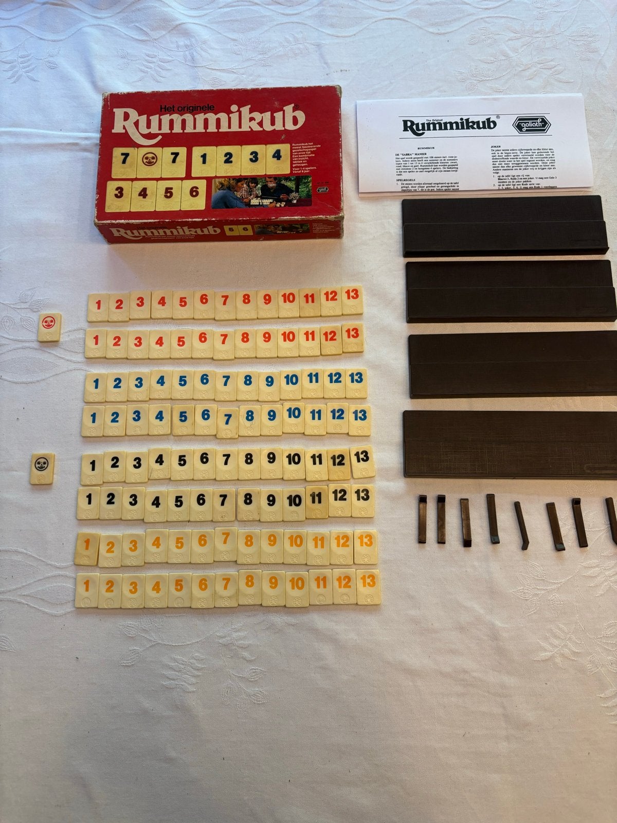 Goliath Het originele Rummikub gezelschapsspel kleine versie, Een of twee spelers, Ophalen of Verzenden, Gebruikt