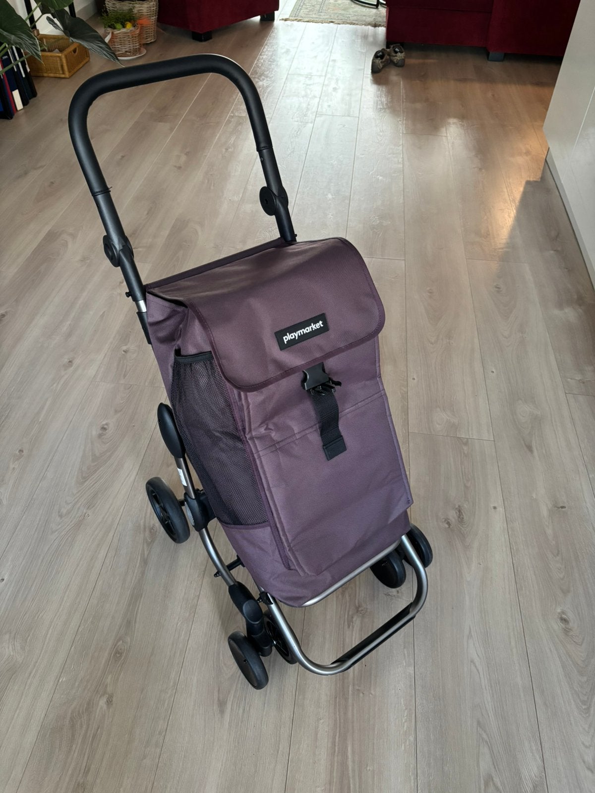 Boodschappen Trolly Playmarket 40L, Ophalen, Nieuw, Paars