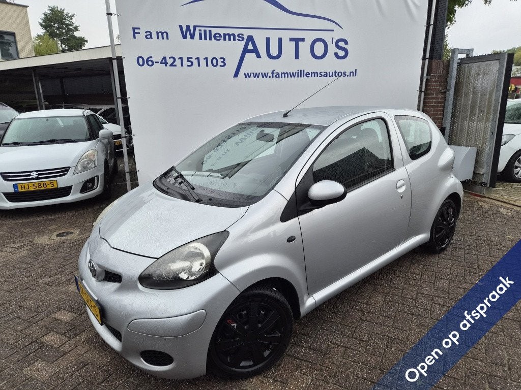 Toyota Aygo 1.0-12V Comfort Carplay Automaat Airco, Automaat, Euro 5, Gebruikt, Zwart