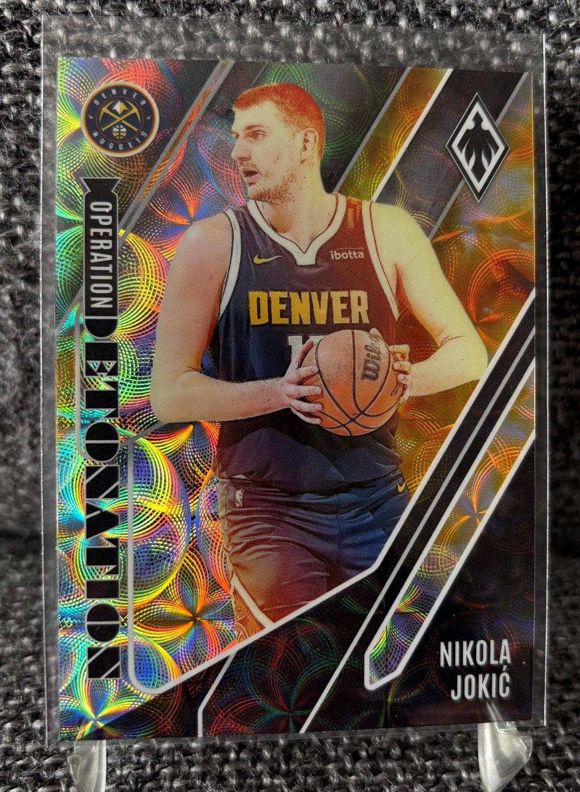 Nikola Jokic Panini Phoenix Denver Nuggets NBA card insert, Hobby en Vrije tijd, Stickers en Plaatjes, Ophalen of Verzenden, Nieuw