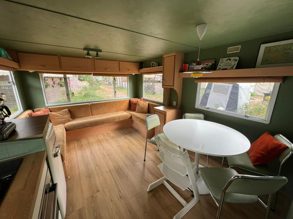 Stacaravan met electriciteit camping Bakkum, Ophalen of Verzenden