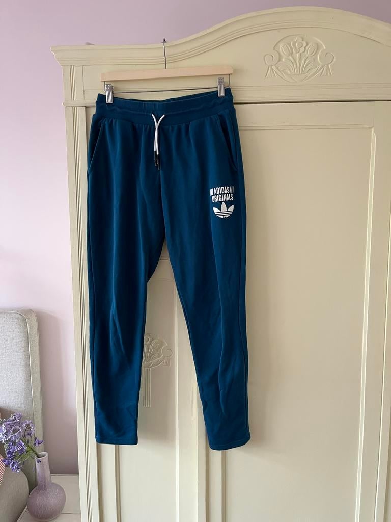 Adidas Originals Trainingsbroek Maat 38 - Goede Staat, Kleding | Dames, Maat 38/40 (M), Blauw, Overige typen, Ophalen of Verzenden