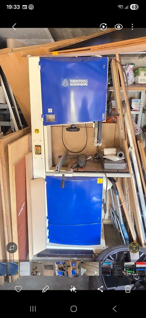 Krachtige Tendotools BAS 470 Lintzaag – 2.1 kW (Zware Uitvoe, Doe-het-zelf en Verbouw, Gereedschap | Zaagmachines, Ophalen