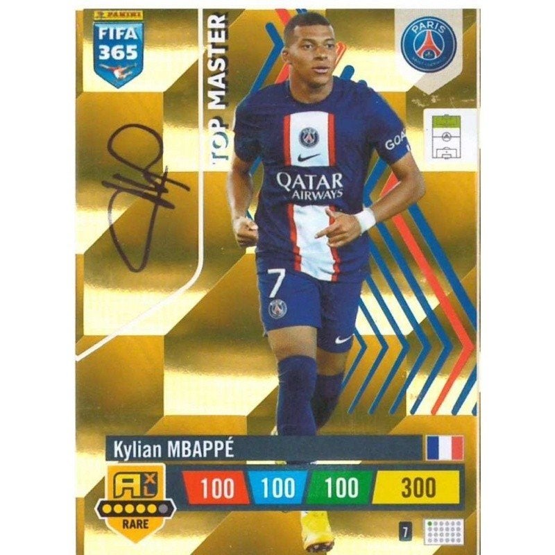 Mbappe Gold Signature Card, Hobby en Vrije tijd, Stickers en Plaatjes, Verzenden, Zo goed als nieuw, Plaatje
