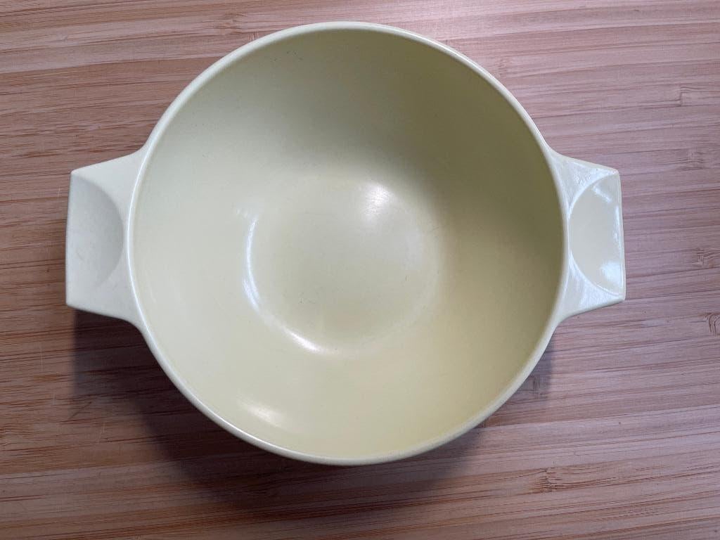 Retro pastel geel Melaware schaaltje, Overige materialen, Gebruikt, Ophalen of Verzenden, Schaal of Schalen