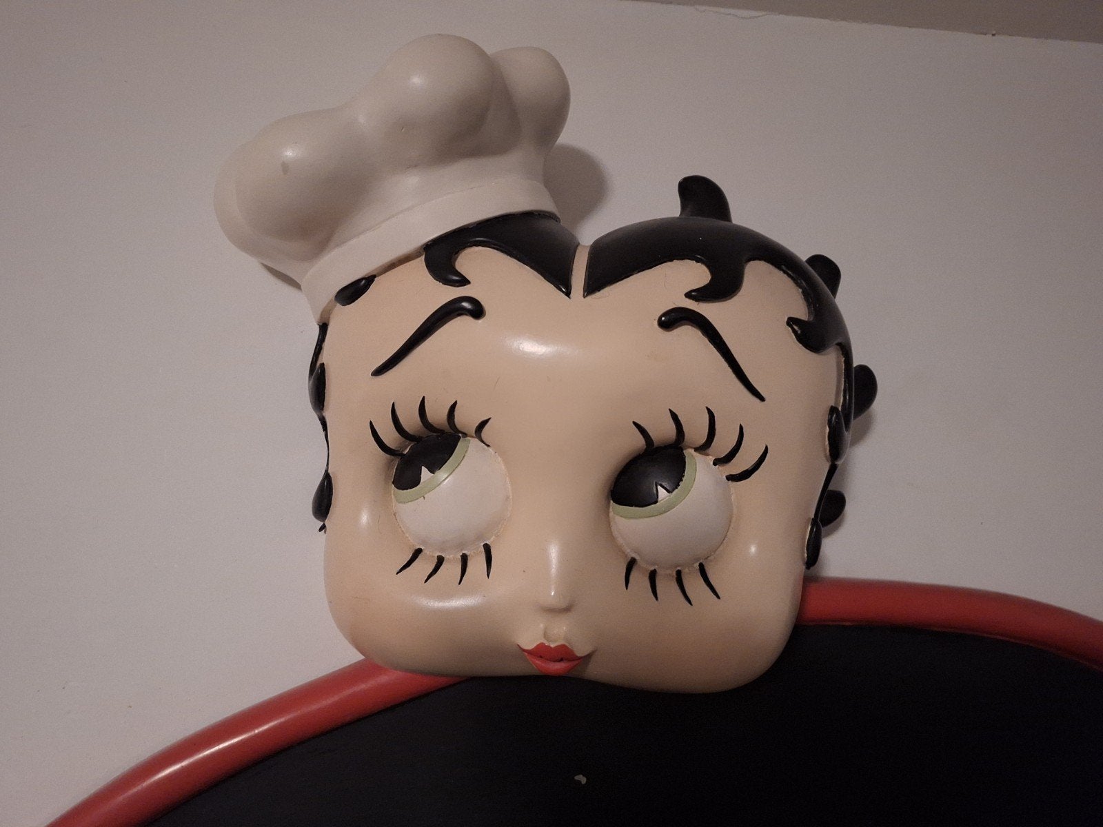 Betty Boop Krijtbord - Chef Kok, Ophalen, Vintage, Gebruikt, Meerkleurig