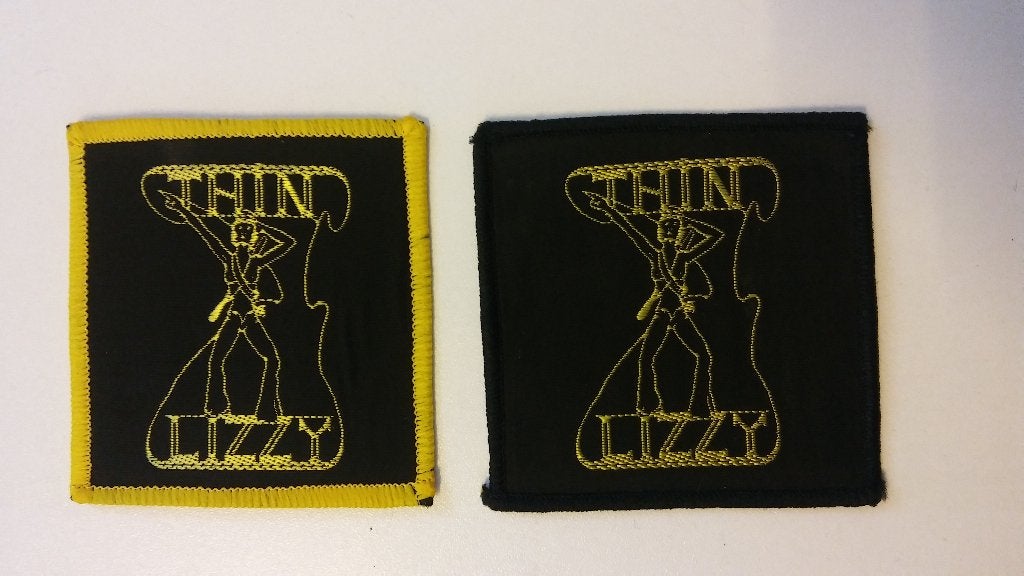 Thin Lizzy girl vintage logo patch sew on kleding embleem, Ophalen of Verzenden, Nieuw, Kleding