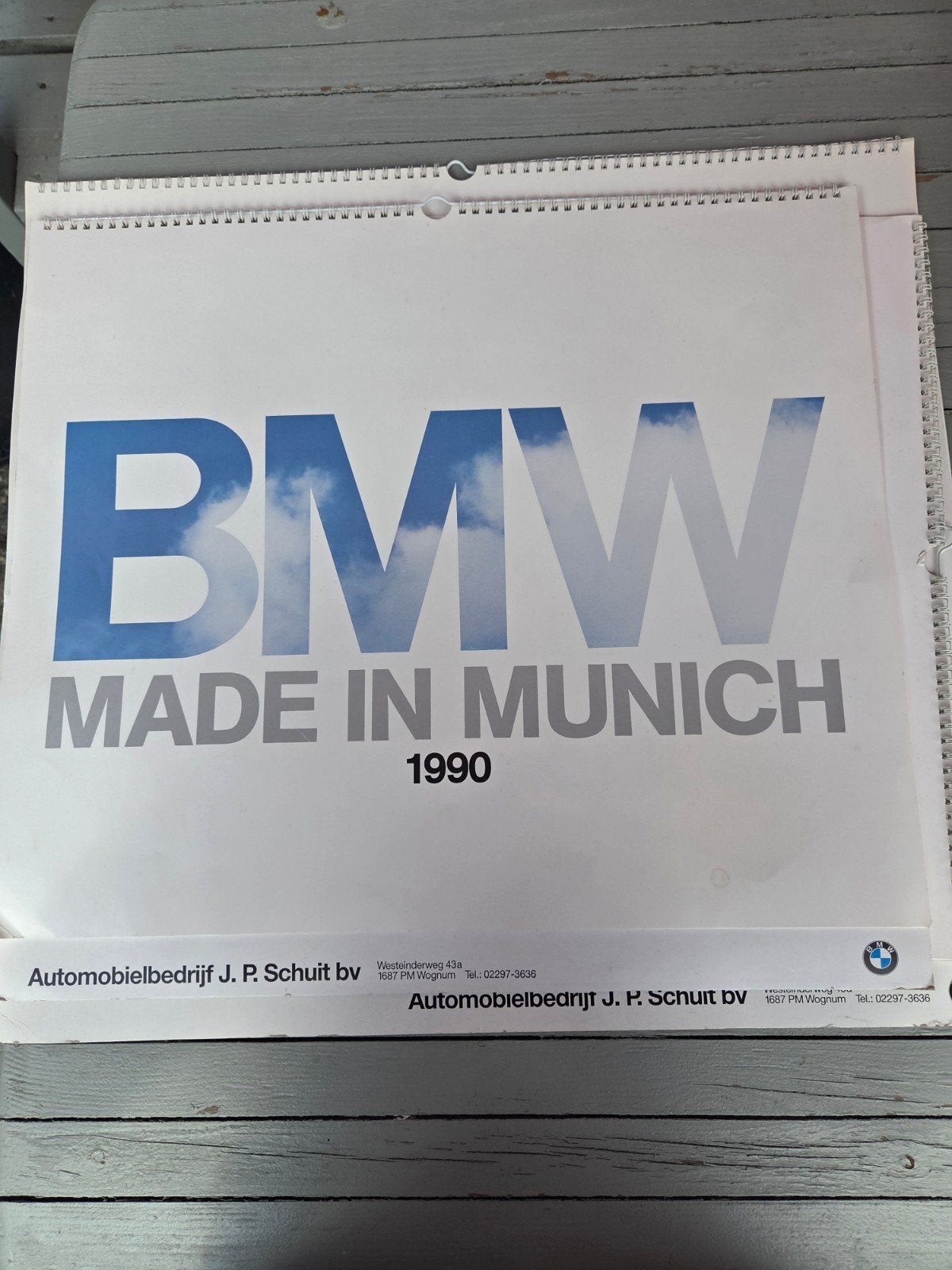 BMW kalenders 1990 en 1991, Ophalen, Auto's