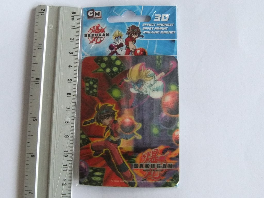 Bakugan 3D Effect Magneet - Nieuw in verpakking, Verzamelen, Stripfiguren, Verzenden, Overige figuren, Nieuw, Plaatje, Poster of Sticker