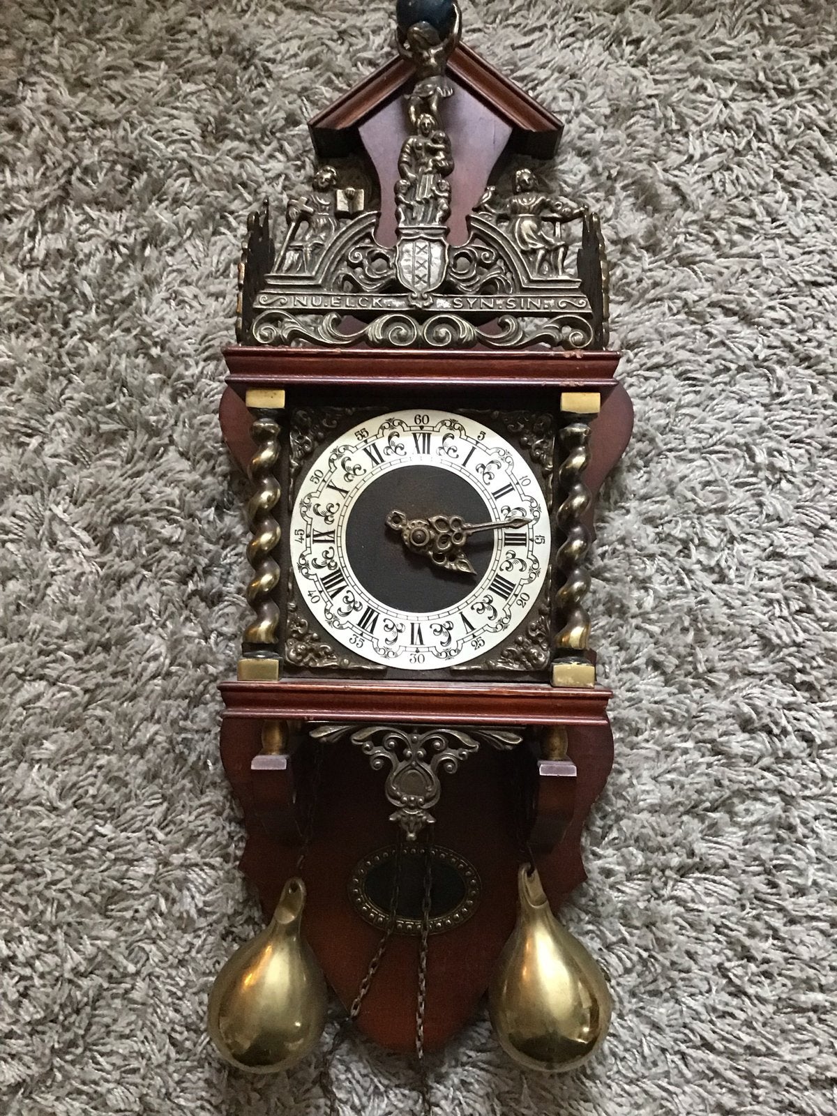Prachtige Originele Zaanse Klok - Klassiek Design, Antiek en Kunst, Ophalen