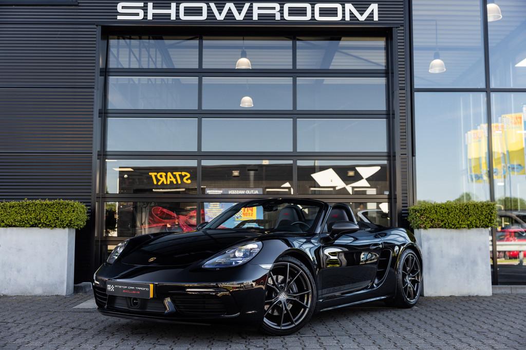 Porsche 718 Boxster 2.0 T, Sportuitlaat, PASM, Chrono Bose,, Achterwielaandrijving, Gebruikt, 4 cilinders, Leder en Stof