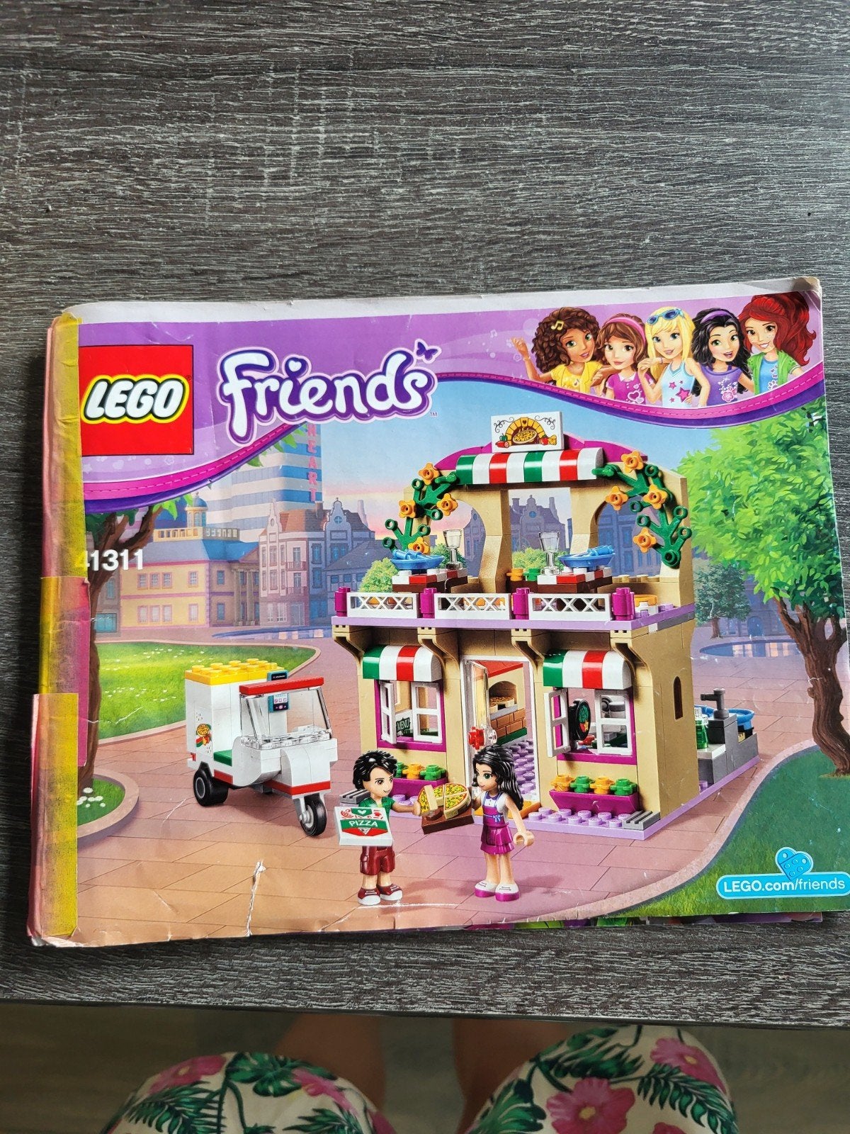 Lego friends 41311  pizzeria, Ophalen, Friends, Zo goed als nieuw, Compleet