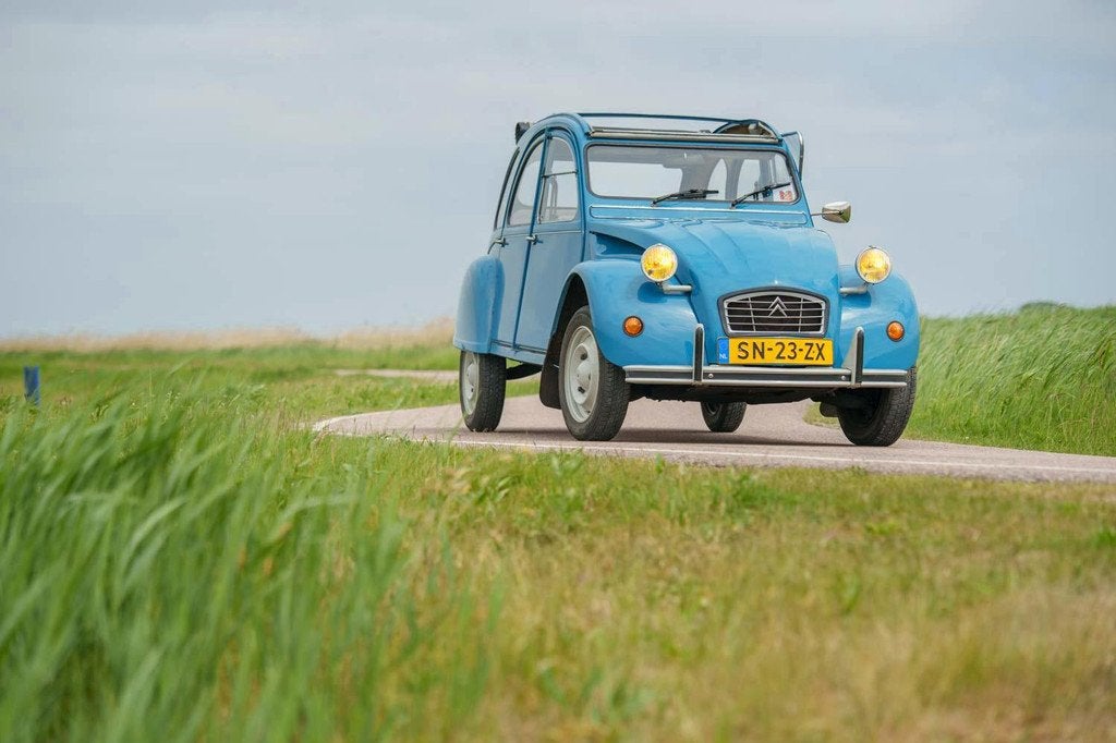 Citroen 2 CV 6 Club, Auto's, Citroën, Voorwielaandrijving, 2CV, Blauw, Origineel Nederlands