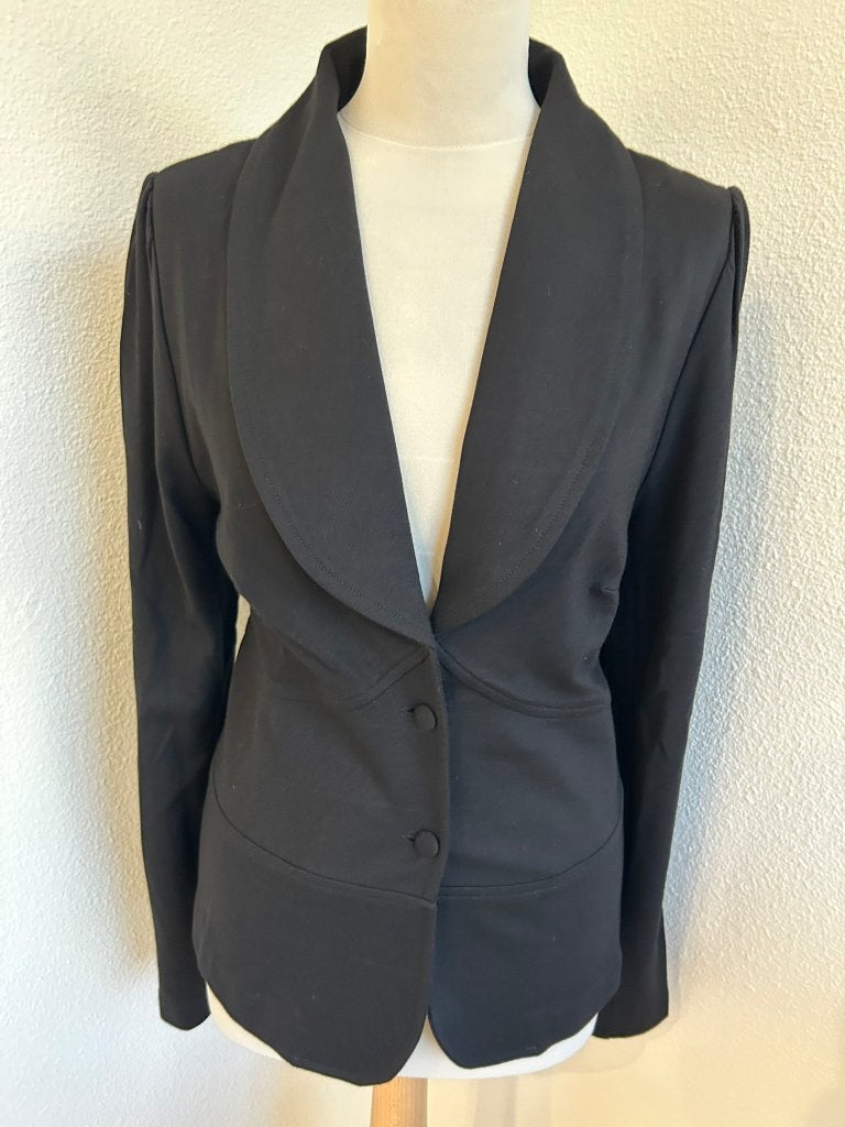 King Louie maat L zwarte jaren 50 blazer colbert vest 2697, Zwart, Maat 42/44 (L), Ophalen of Verzenden, Zo goed als nieuw