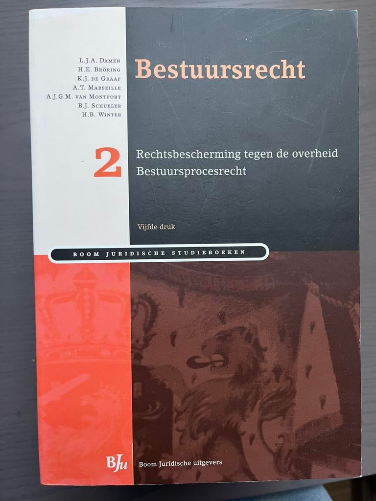 Bestuursrecht 2 rechtsbescherming H.B. Winter - deel 2, Boeken, Ophalen of Verzenden, Nieuw, H.B. Winter; B.J. Schueler; A.J.G.M. van Montfort; A.T. Marse...
