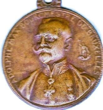 ADOLPHE MAX BOUGMESTRE DE BRUXELLES 1914 LES VERTUS CIIQUES, Postzegels en Munten, Penningen en Medailles, Ophalen of Verzenden