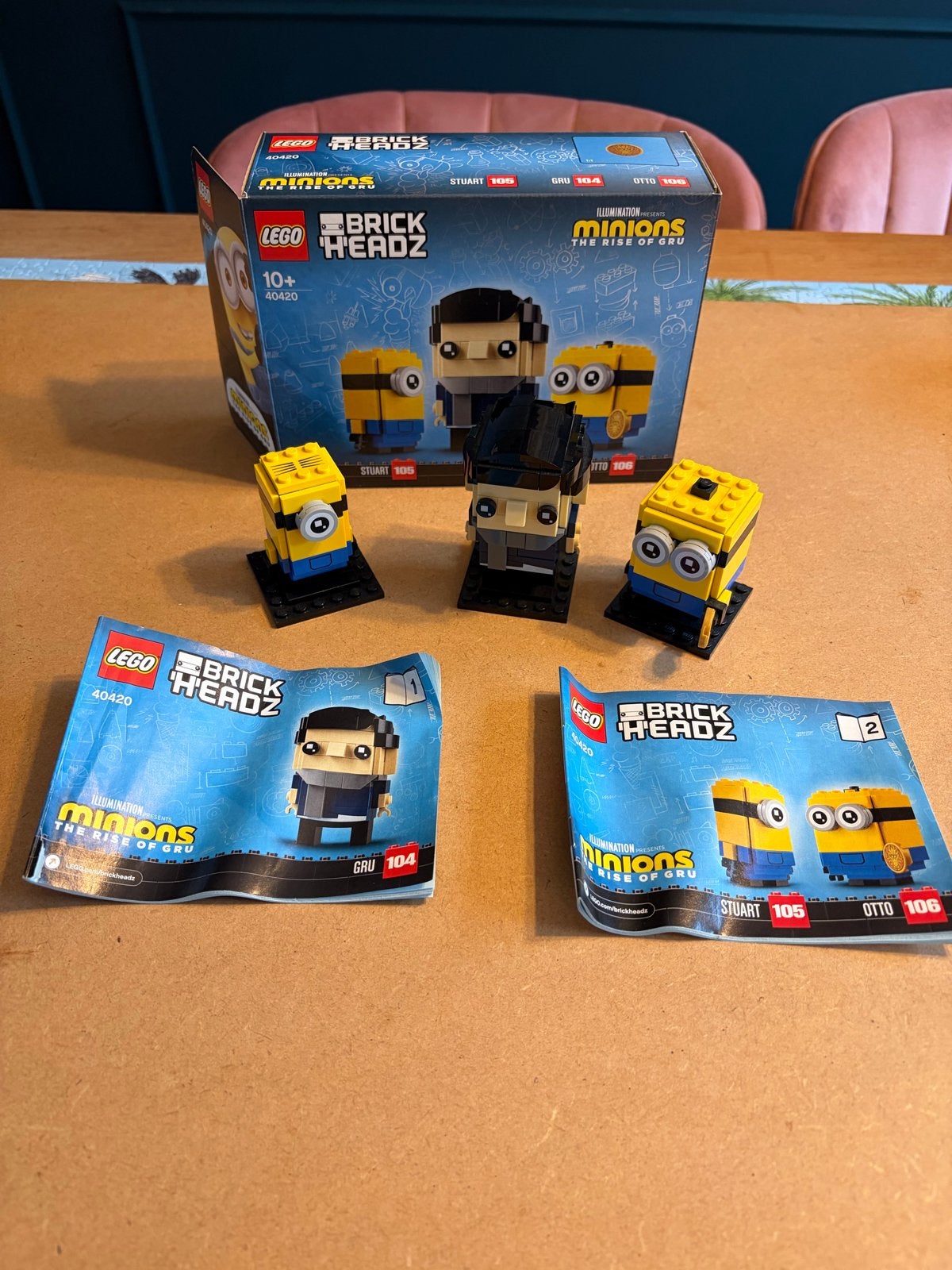 LEGO BrickHeadz Minions: The Rise of Gru (40420), Ophalen of Verzenden, Zo goed als nieuw, Overige merken