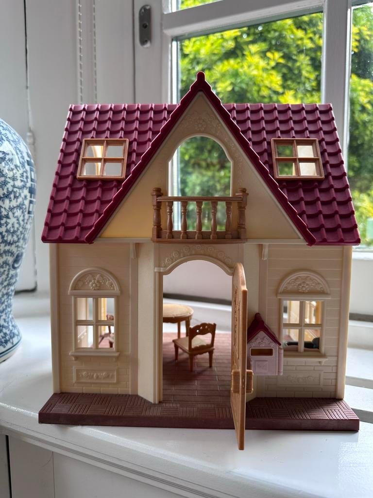 Sylvanian Families Startershuis - Perfecte staat, Kinderen en Baby's, Speelgoed | Poppenhuizen, Zo goed als nieuw, Poppenhuis