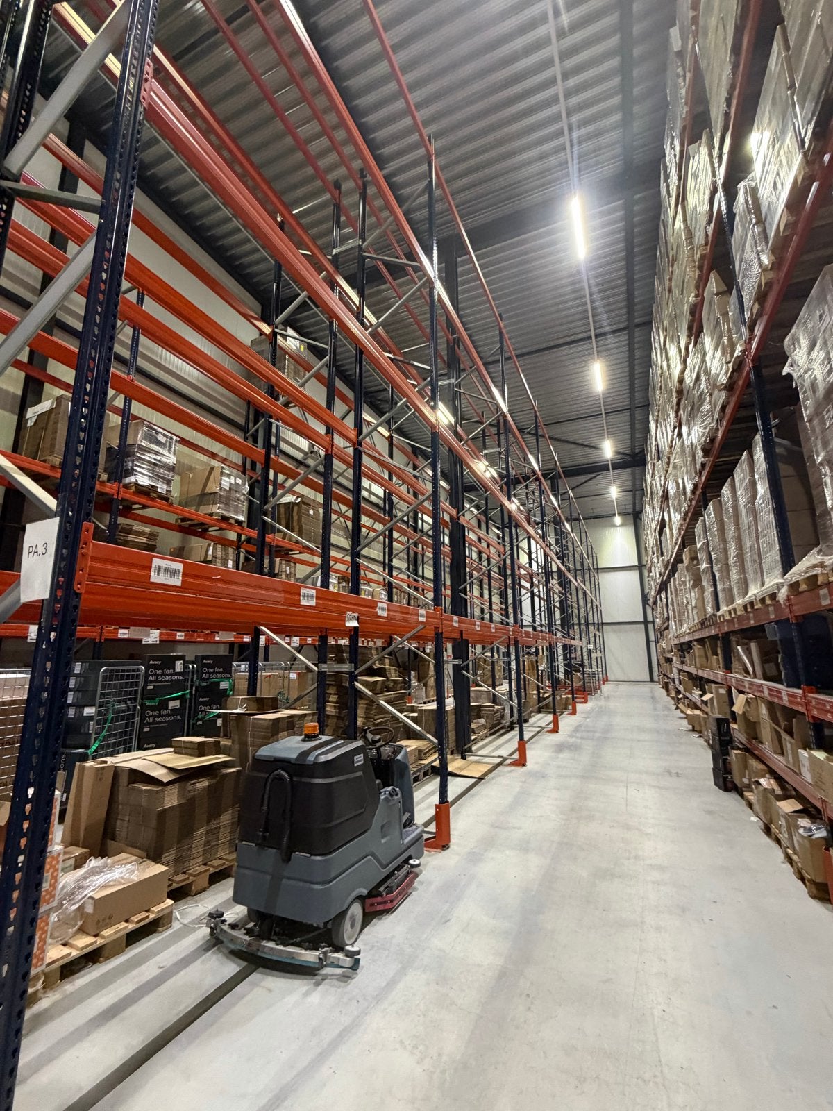 Mecalux Palletstelling uit 2025, Ophalen