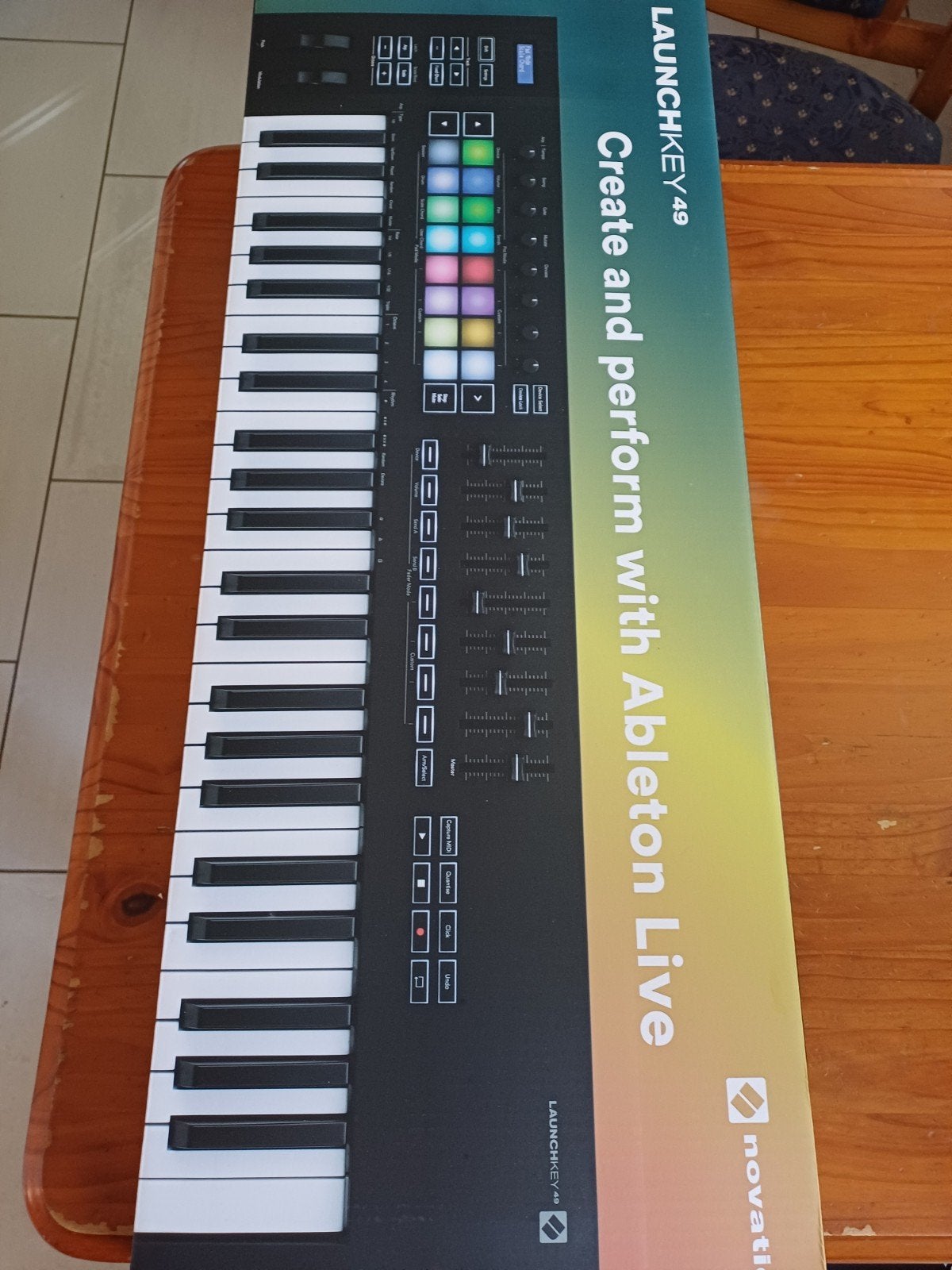 Launchkey 49 MIDI Keyboard voor Ableton, Muziek en Instrumenten, Ophalen of Verzenden, Zo goed als nieuw