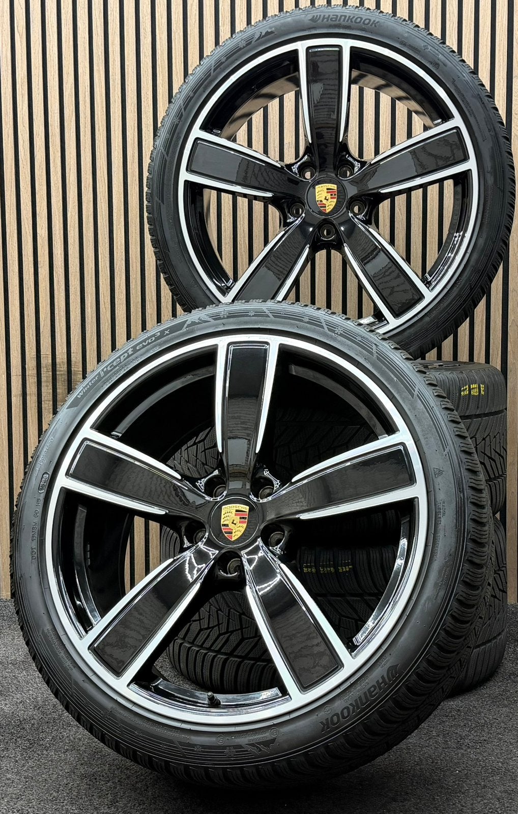 Originele 22 inch Porsche Cayenne Classic 5x130 Hankook XL, Ophalen, 285 mm, ., Banden en Velgen