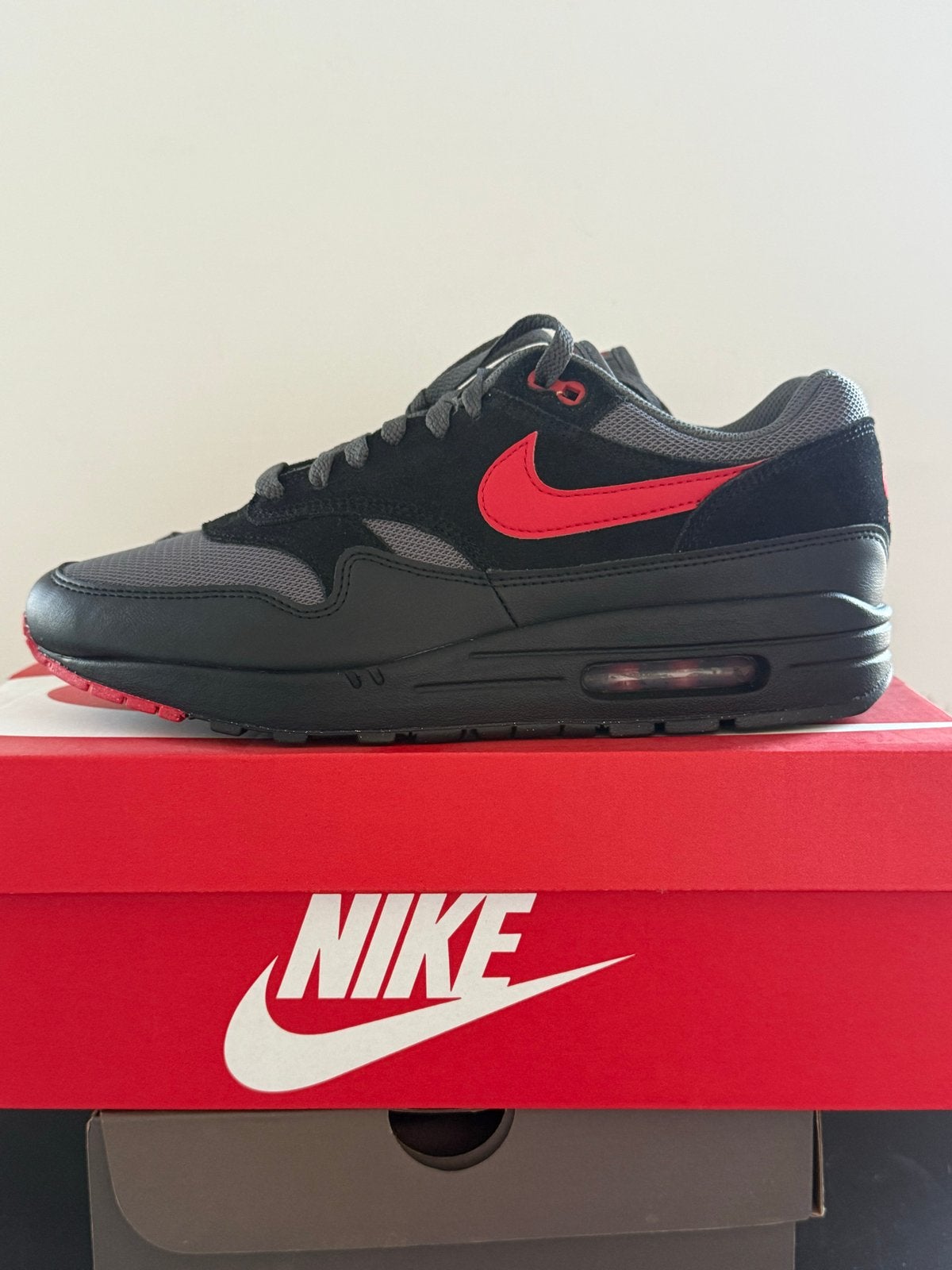 Nike Air Max 1 ESS Vamps- Maat 44, Ophalen of Verzenden, Nieuw, Zwart, Sneakers of Gympen
