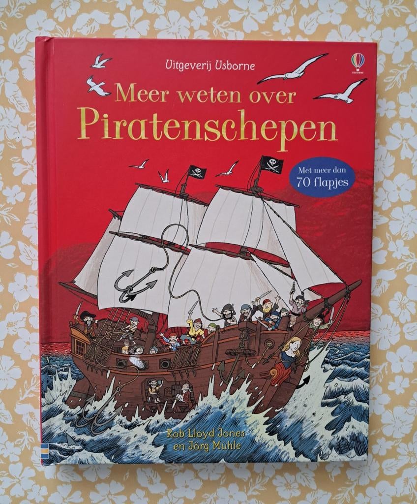Meer weten over Piratenschepen - Usborne, Ophalen of Verzenden, Zo goed als nieuw, Rob Lloyd Jones en Jörg Mühle, Non-fictie