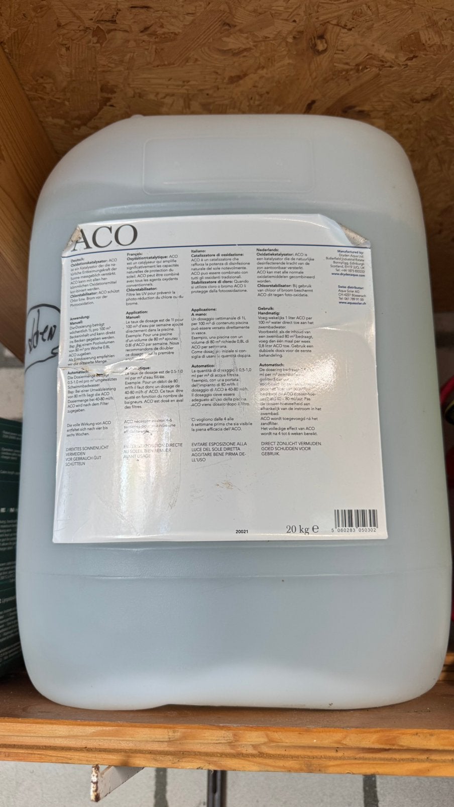 ACO vloeistof nieuwe kan, Ophalen of Verzenden, Nieuw