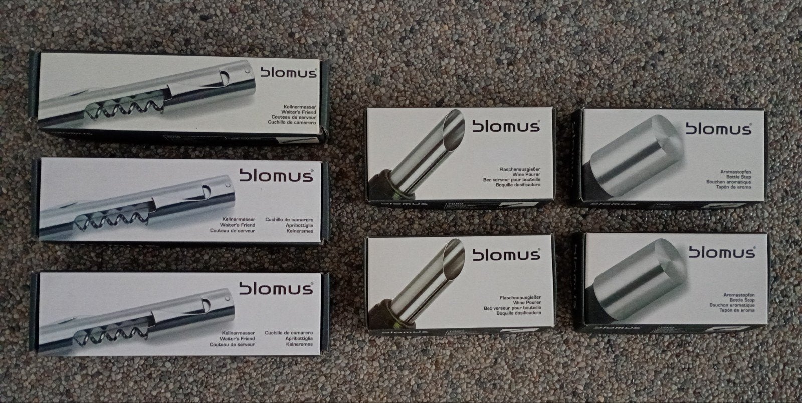 Blomus schenktuit, wijnstop en kelnersmes, Huis en Inrichting, Ophalen of Verzenden, Nieuw, Metaal