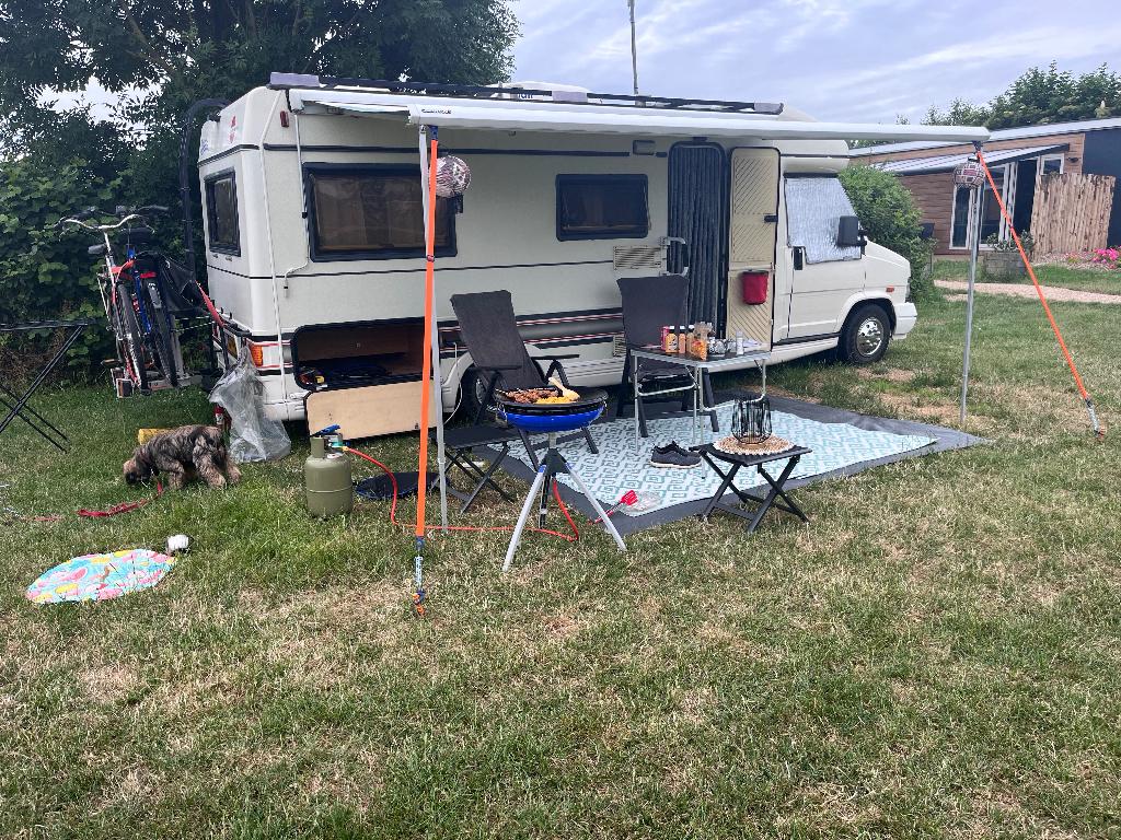 Camper, Caravans en Kamperen, Campers, Achteruitrijcamera, Tot en met 2, Luifel, Particulier