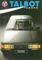 Talbot Tagora originele brochure/auto folder '81 '82 '83, Ophalen of Verzenden, Zo goed als nieuw, Overige merken