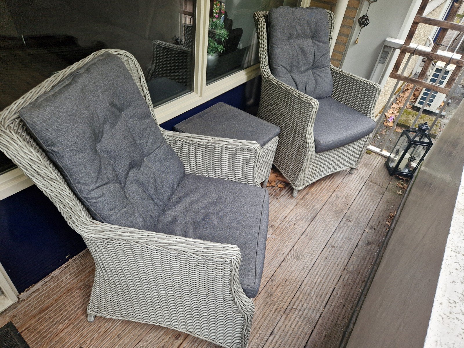 Comfortabele Wicker Tuinstoelen met Kussens, Tuin en Terras, Tuinstoelen, Ophalen of Verzenden