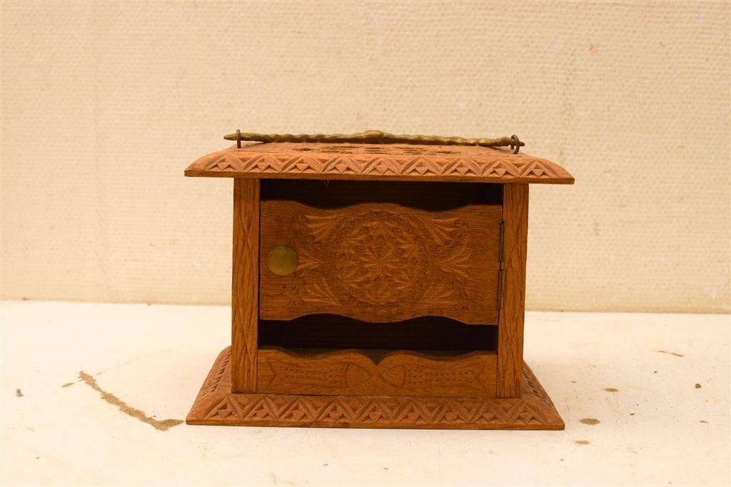 Houten Voetenstoof 48442, Huis en Inrichting, Minder dan 50 cm, Gebruikt, 125 cm of meer, Ophalen of Verzenden