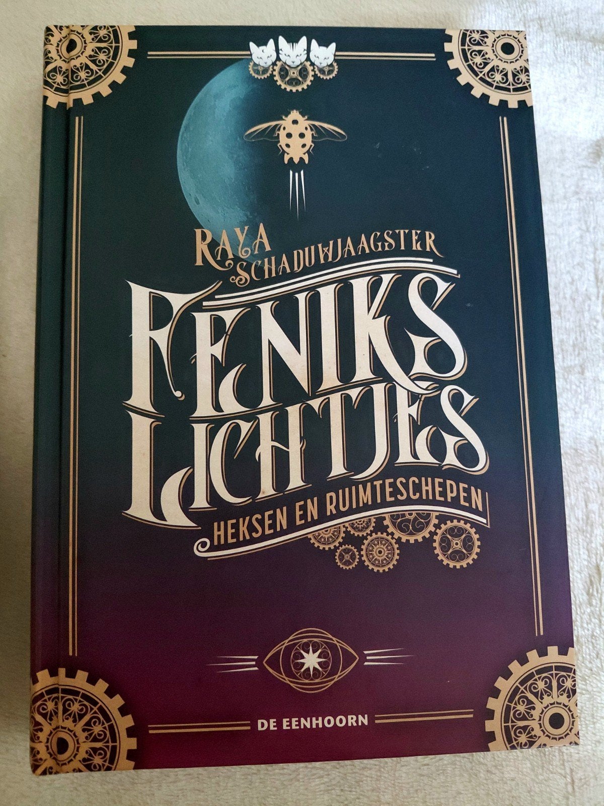 Heksen en ruimteschepen- Raya Schaduwjaagster, Ophalen of Verzenden, Zo goed als nieuw, Raya Schaduwjaagster