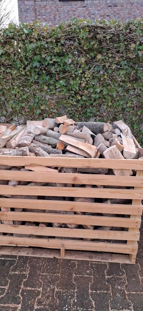 Brandhout haardhout mix., Tuin en Terras, Haardhout, Minder dan 3 m³, Ophalen, Blokken