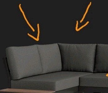 HOEZEN + KUSSENS voor Life Outdoor Soho loungebank, Tuin en Terras, Ophalen