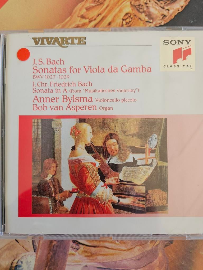 J.S. Bach Sonatas for Viola da Gamba - Anner Bijlsma CD, Ophalen of Verzenden, Barok, Zo goed als nieuw, Kamermuziek