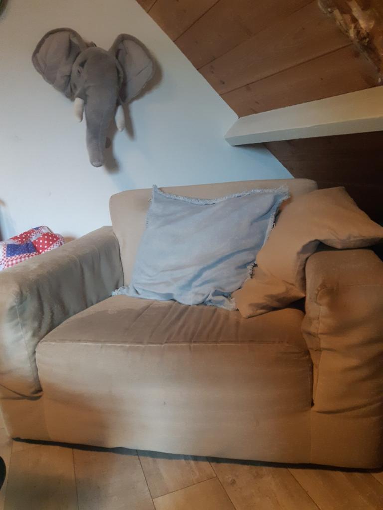 Comfortabele loveseat, Ophalen, Gebruikt, Tweepersoons, 75 tot 100 cm