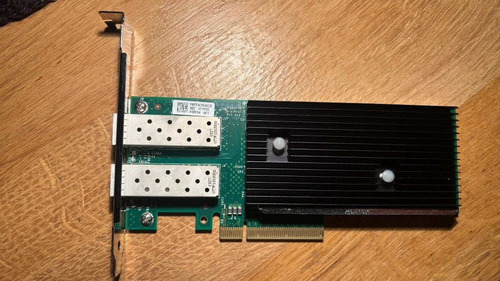 Intel Ethernet Network Adapter X722-DA2, Computers en Software, Netwerkkaarten, Ophalen, Zo goed als nieuw, Intern, Intel