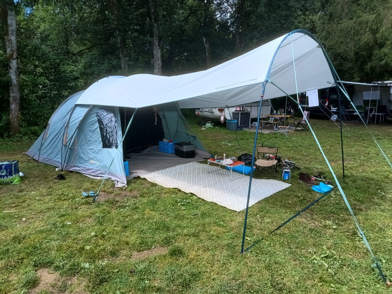 Decathlon Quechua Arpenaz Fresh Camping Luifel, Ophalen of Verzenden, Zo goed als nieuw